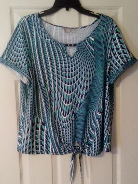 CORAL BAY Top - Geometric